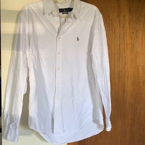 Ralph Lauren White Button down Size Large